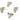 Push Back Stud Earring - Brass - 316 stainless steel stud - 18K Real White Gold Plating - 6.2gr - MJ101237 - MinjuanRong