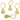 Push Back Stud Earring - Brass - 316 stainless steel stud - 18K Real Gold Plating - 7.5gr - MJ101322 - MinjuanRong