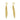 Push Back Stud Earring - BRASS316 STAINLESS STEEL STUD - 18k Real Gold Plating - 11.1gr - MJ101540 - MinjuanRong