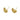 Push Back Stud Earring - Brass - 316 stainless steel stud - 18K Real Gold Plating - 5.6gr - MJ101216 - MinjuanRong