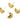 Push Back Stud Earring - Brass - 316 stainless steel stud - 18K Real Gold Plating - 5.6gr - MJ101216 - MinjuanRong
