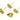 Push Back Stud Earring - Brass - 18K Real Gold Plating - 4.9gr - MJ101660 - MinjuanRong