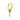Push Back Stud Earring - Brass - 316 Stainless Steel Stud - 18k Real Gold Plating - 9.2gr - MJ101629 - MinjuanRong