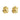 English Lock Earring - Brass - Zircon - 18K Real Gold Plating - 5.8gr - MJ101650 - MinjuanRong