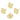 Push Back Stud Earring - Brass - 316 Stainless Steel Stud - 18k Real Gold Plating - 3.1gr -MJ101802 - MinjuanRong