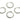 Huggie Hoop Wire Earring - BRASS - 18K Real White Gold Plating - 3.9gr - MJ101809 - MinjuanRong