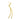 Push Back Stud Earring - Brass - 316 Stainless Steel Stud - 18K Real Gold Plating - 5.7gr. - MJ101947 - MinjuanRong