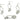 Push Back Stud Earring - Brass - 316 stainless steel stud - 18K Real White Gold Plating - 6.1gr - MJ101432 - MinjuanRong
