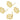 Push Back Stud Earring  - Brass - 316 Stainless Steel Stud - 18k Real Gold Plating - 3.1gr - MJ101805 - MinjuanRong