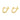 EnglishLock Earring - Brass - 18K Real Gold Plating - 3.9gr. - MJ101854 - MinjuanRong