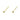 Push Back Stud Earring - Brass -  Cubic  zircon - 18k Real Gold Plating - 2.2gr. - MJ102131 - MinjuanRong