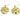 Push Back Stud Earring - Brass - 316 stainless steel stud - 18k Real Gold Plating - 5.99gr - MJ200887