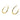 Push Back Stud Earring - Brass - 316 Surgical Stainless Steel - 18k Real Gold Plating - 4.76gr - MJ201137 - MinjuanRong