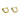 English Lock Earring - Brass - 18k Real Gold Plating - 3.3gr - MJ201829 - MinjuanRong