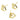 Push Back Stud Earring - Brass - 18k Real Gold Plating - 3.24gr - MJ201228 - MinjuanRong