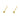 Push Back Stud Earring - Brass - Brass Stud - 18k Real Gold Plating - 2.4gr - MJ200639 - MinjuanRong