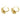 Push Back Stud Earring - Brass - 925 silver Stud - Zircon - 18k Real Gold Plating - 10gr - MJ200612 - MinjuanRong