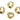 Push Back Stud Earring - Brass - 316 stainless steel stud - 18k Real Gold Plating - 5.1gr - MJ102691 - MinjuanRong
