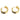 Huggie Hoop Wire Earring - Brass -  Enamel - 18K Real Gold Plating - 4.3gr - MJ102669 - MinjuanRong