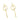 Push Back Stud Earring - Brass - 316 stainless steel stud - 18k Real Gold Plating - 4.4gr - MJ102701 - MinjuanRong