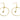 Push Back Stud Earring - Brass - 316 stainless steel stud - 18k Real Gold Plating - 5.9gr - MJ102720 - MinjuanRong